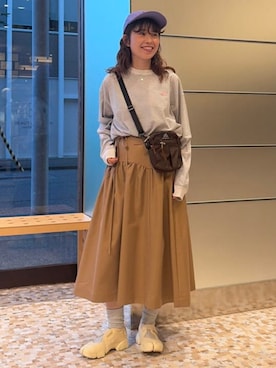 Ray BEAMSさん(レディース・154cm)の夏コーディネート