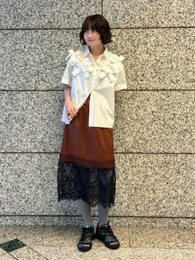 Ray BEAMSさん（レディース・170cm）の春コーディネート