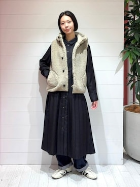 「GYMPHLEX（ジムフレックス）のアイテム」を使った、Ray BEAMSさん（レディース・163cm）の秋コーディネート