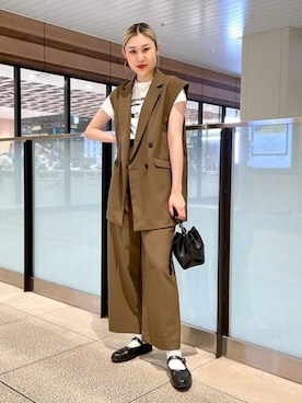 Ray BEAMSさん（レディース・170cm）の春コーディネート