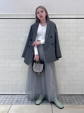 Ray BEAMSさん（レディース・152cm）の秋コーディネート