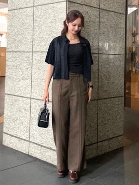 「Ray BEAMS（レイビームス）のアイテム」を使った、Ray BEAMSさん（レディース・163cm）の夏コーディネート