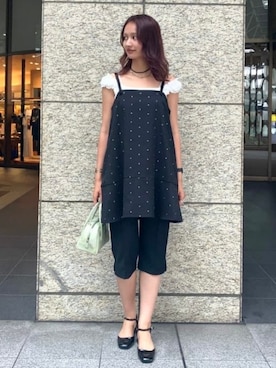 「カプリパンツ」｜Ray BEAMSさん（レディース・168cm）の夏コーディネート