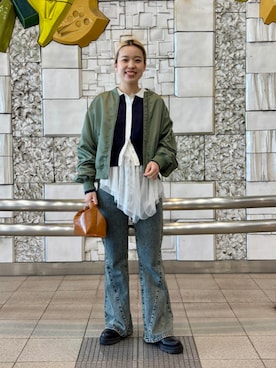 Ray BEAMSさん（レディース・160cm）の春コーディネート