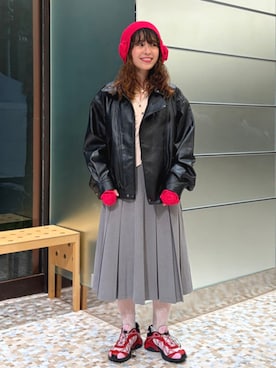 「Ray BEAMS（レイビームス）のアイテム」を使った、Ray BEAMSさん（レディース・154cm）の秋コーディネート