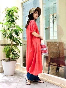 Ray BEAMSさん(レディース・160cm)の夏コーディネート