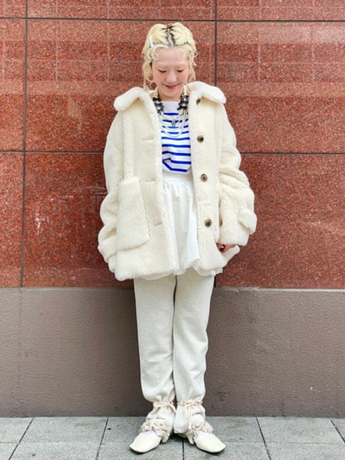 セール】ボア ビッグ ポケット ハーフ コート（その他アウター）｜Ray