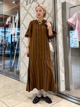 「Ray BEAMS（レイビームス）のアイテム（バッグ）」を使った、Ray BEAMSさん（レディース・168cm）の春コーディネート