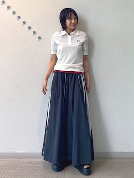 「Ray BEAMS（レイビームス）のアイテム」を使った、Ray BEAMSさん（レディース・164cm）の夏コーディネート