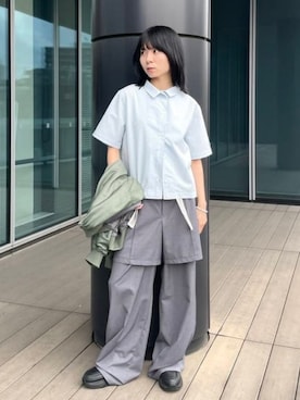 「Champion（チャンピオン）のアイテム（トップス）」を使った、Ray BEAMSさん（レディース・162cm）の春コーディネート