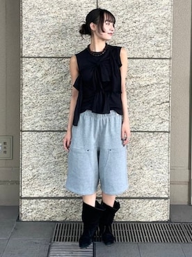 「Ray BEAMS（レイビームス）のアイテム」を使った、Ray BEAMSさん（レディース・164cm）の夏コーディネート