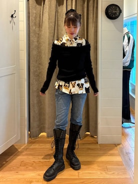 「Ray BEAMS（レイビームス）のアイテム」を使った、Ray BEAMSさん（レディース・161cm）の冬コーディネート