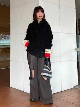 Ray BEAMSさん（レディース・163cm）の冬コーディネート