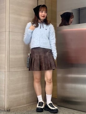 「アイテム（その他ヘアアクセサリー）」を使った、Ray BEAMSさん（レディース・156cm）の秋コーディネート