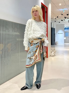 「ニット/セーター」｜Ray BEAMSさん（レディース・162cm）の秋コーディネート