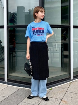 Ray BEAMSさん（レディース・160cm）の夏コーディネート