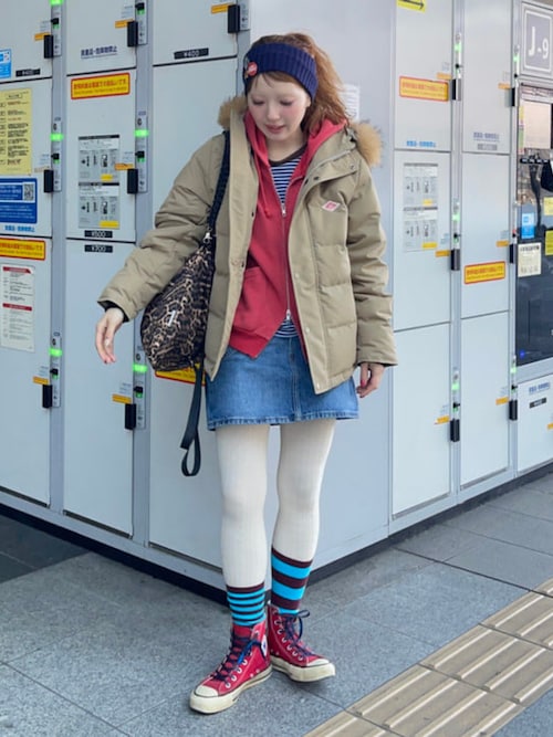 DANTON / FAKE FUR HOODED DOWN JACKET 25AW（ダウンジャケット/コート