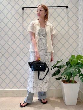 Ray BEAMSさん(レディース・161cm)の夏コーディネート