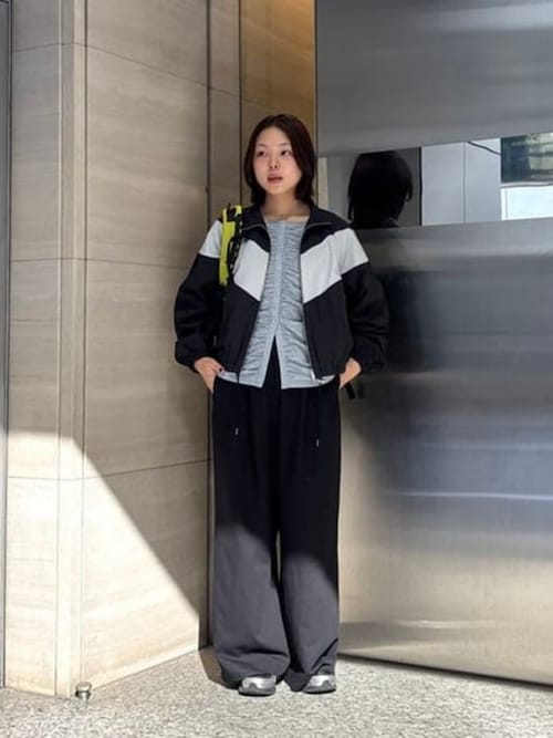 キャミソール レイヤード ギャザー Tシャツ（Tシャツ/カットソー