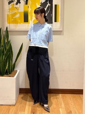 「Ray BEAMS（レイビームス）のアイテム」を使った、Ray BEAMSさん（レディース・163cm）の夏コーディネート