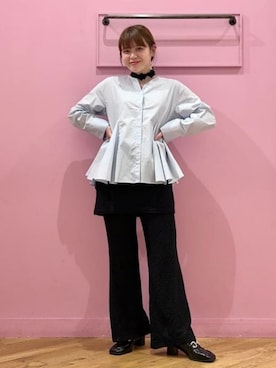 「Ray BEAMS（レイビームス）のアイテム（その他パンツ）」を使った、Ray BEAMSさん（レディース・158cm）の秋コーディネート