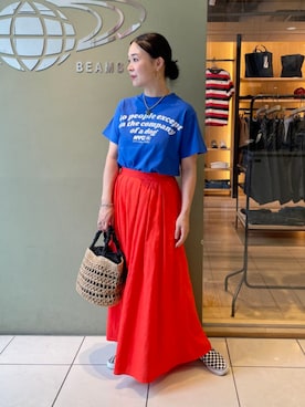 Ray BEAMSさん（レディース・159cm）の夏コーディネート