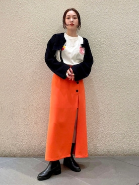 Ray BEAMSさん（レディース・155cm）の春コーディネート