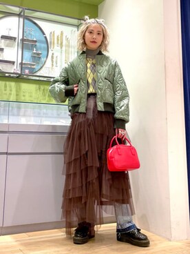 Ray BEAMSさん（レディース・164cm）の冬コーディネート