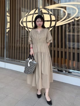 「Ray BEAMS（レイビームス）のアイテム」を使った、Ray BEAMSさん（レディース・159cm）の夏コーディネート