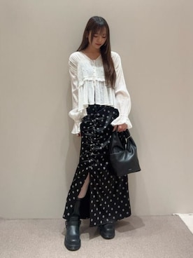 Ray BEAMSさん（レディース・158cm）の春コーディネート