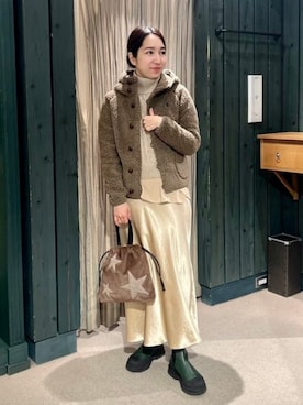 Ray BEAMSさん（レディース・155cm）の冬コーディネート