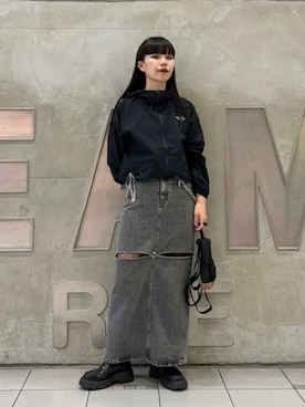 「Ray BEAMS（レイビームス）のアイテム（ブルゾン）」を使った、Ray BEAMSさん（レディース・156cm）の春コーディネート