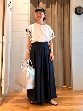 Ray BEAMSさん（レディース・154cm）の春コーディネート