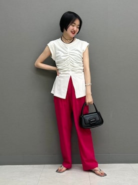 Ray BEAMSさん（レディース・155cm）の夏コーディネート