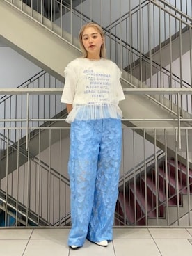 Ray BEAMSさん(レディース・156cm)の夏コーディネート