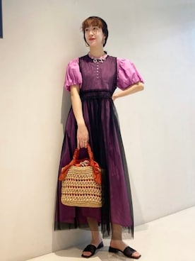 Ray BEAMSさん（レディース・160cm）の春コーディネート