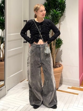 「Ray BEAMS（レイビームス）のアイテム（その他パンツ）」を使った、Ray BEAMSさん（レディース・155cm）の秋コーディネート