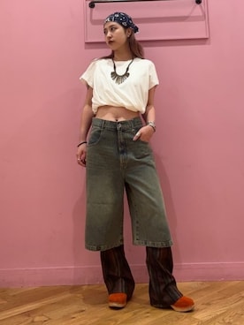 「Ray BEAMS（レイビームス）のアイテム」を使った、Ray BEAMSさん（レディース・155cm）の夏コーディネート