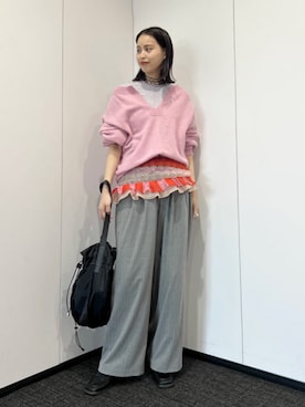 Ray BEAMSさん（レディース・162cm）の冬コーディネート