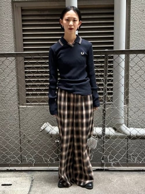 別注】FRED PERRY / Twin Tipped Ribbed Polo Shirt（ポロシャツ