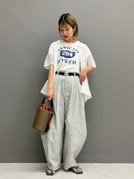 Ray BEAMSさん(レディース・153cm)の春コーディネート