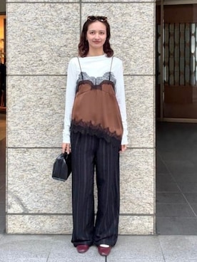 Ray BEAMSさん（レディース・168cm）の春コーディネート