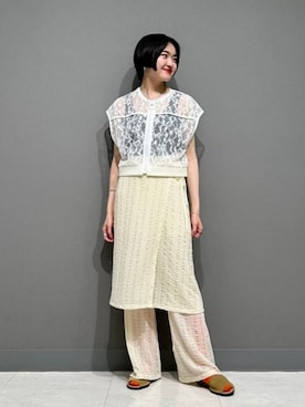 Ray BEAMSさん（レディース・155cm）の夏コーディネート