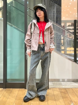 Ray BEAMSさん（レディース・163cm）の春コーディネート