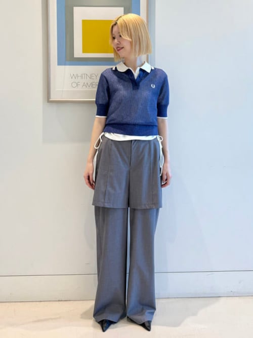 別注】FRED PERRY / リブ ニット ポロシャツ（ポロシャツ）｜FRED