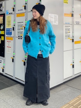 Ray BEAMSさん（レディース・158cm）の冬コーディネート