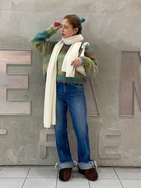 Ray BEAMSさん(レディース・155cm)の冬コーディネート