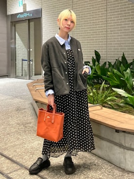 「アイテム（ブルゾン）」を使った、Ray BEAMSさん（レディース・162cm）の秋コーディネート