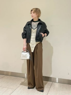 Ray BEAMSさん（レディース・155cm）の春コーディネート