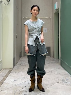 Ray BEAMSさん(レディース・158cm)の夏コーディネート